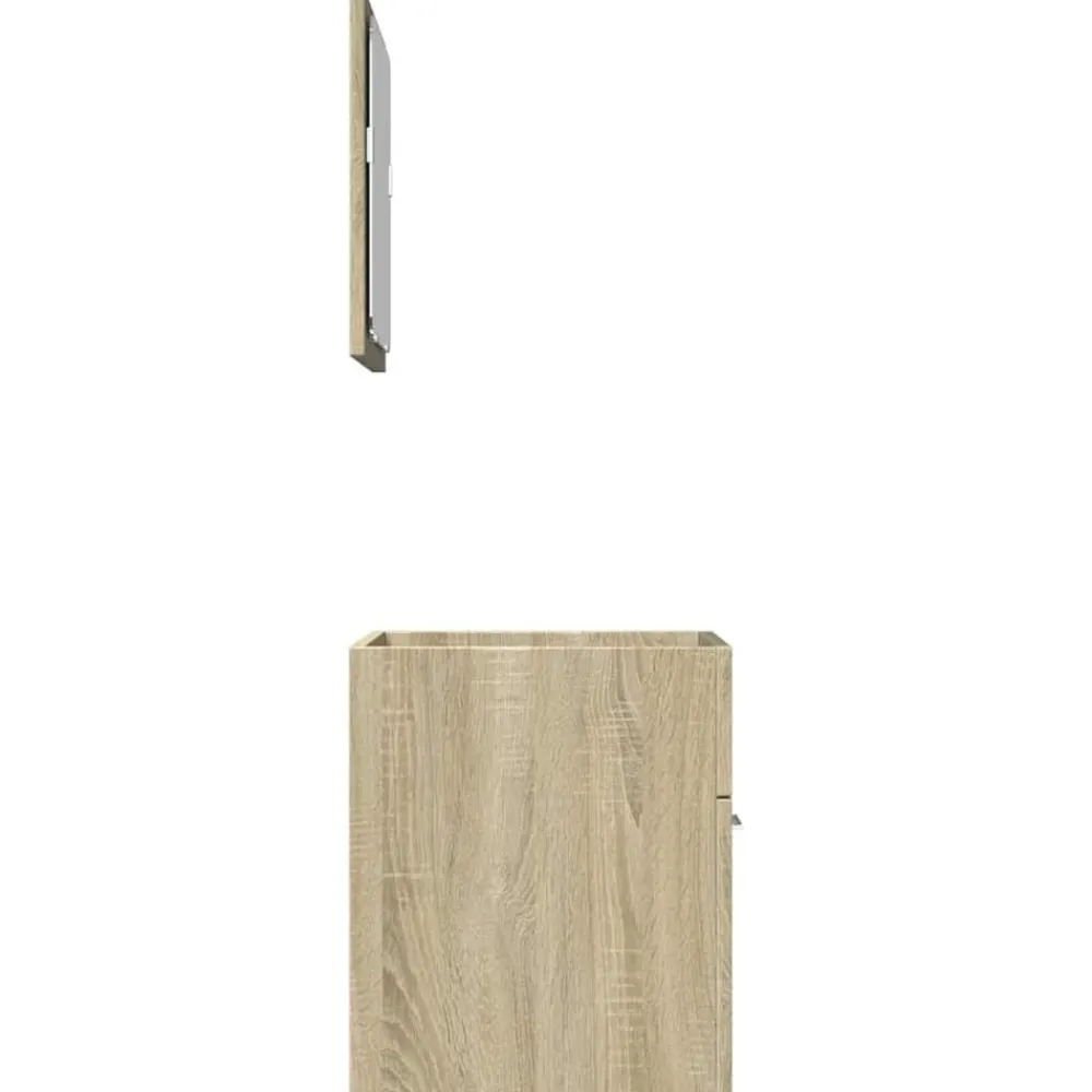vidaXL Conjuntos De Muebles-Set de muebles de baño 2 pzas madera contrachapada