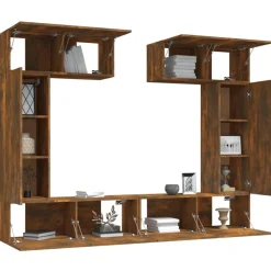 vidaXL Muebles Tv-Set de muebles de TV 6 pzas madera contrachapada