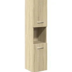 vidaXL Conjuntos De Muebles-Set de muebles de baño 3 pzas madera contrachapada
