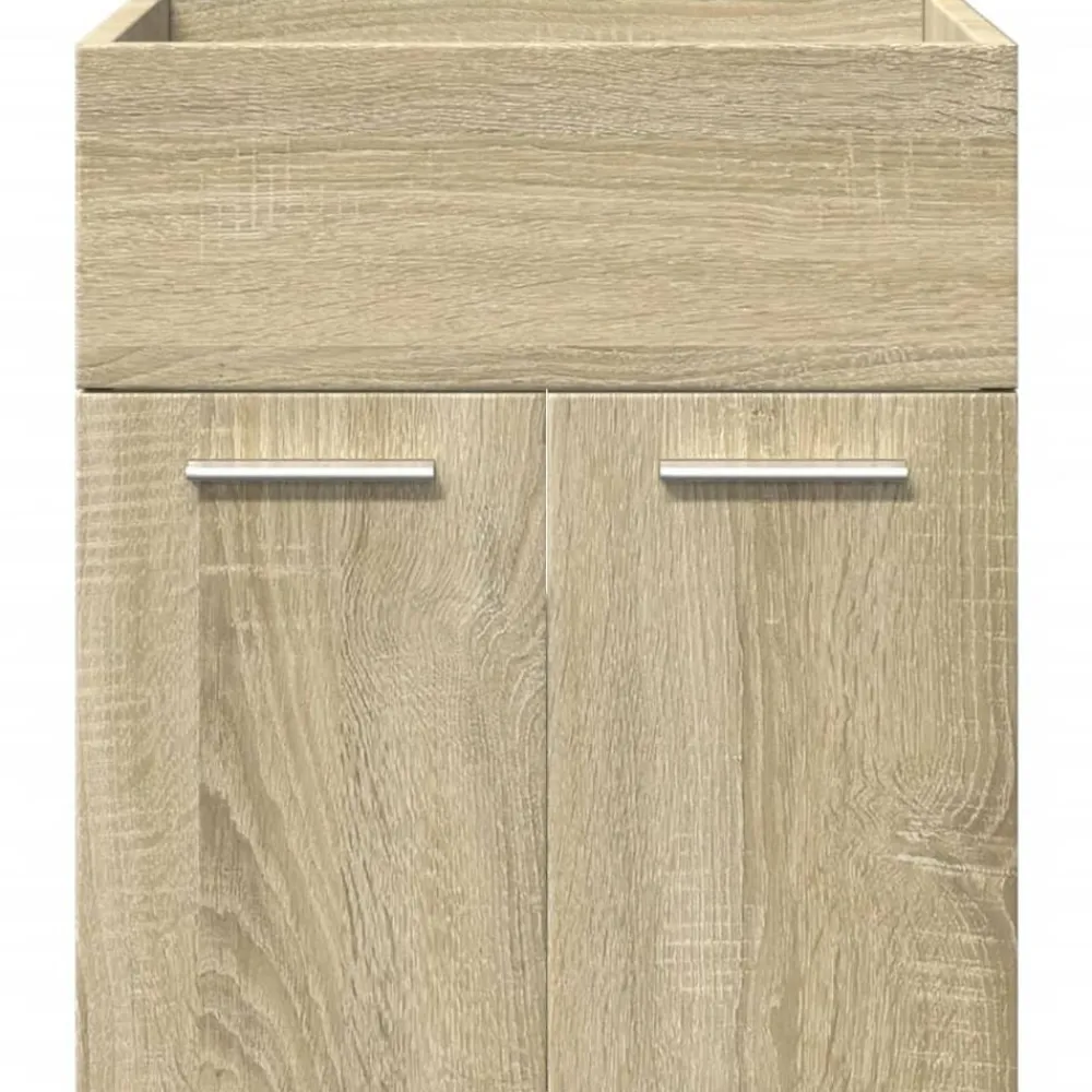 vidaXL Conjuntos De Muebles-Set de muebles de baño 3 pzas madera contrachapada