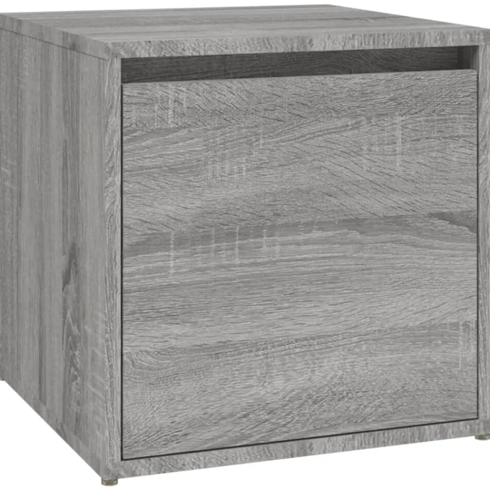 vidaXL Set de muebles de recibidor madera contrachapada Gris sonoma Outlet