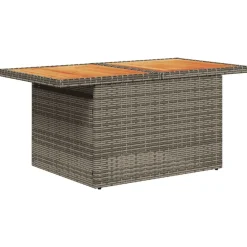 vidaXL Muebles De Jardín-Set de muebles de jardín 6 pzas y cojines ratán sintético