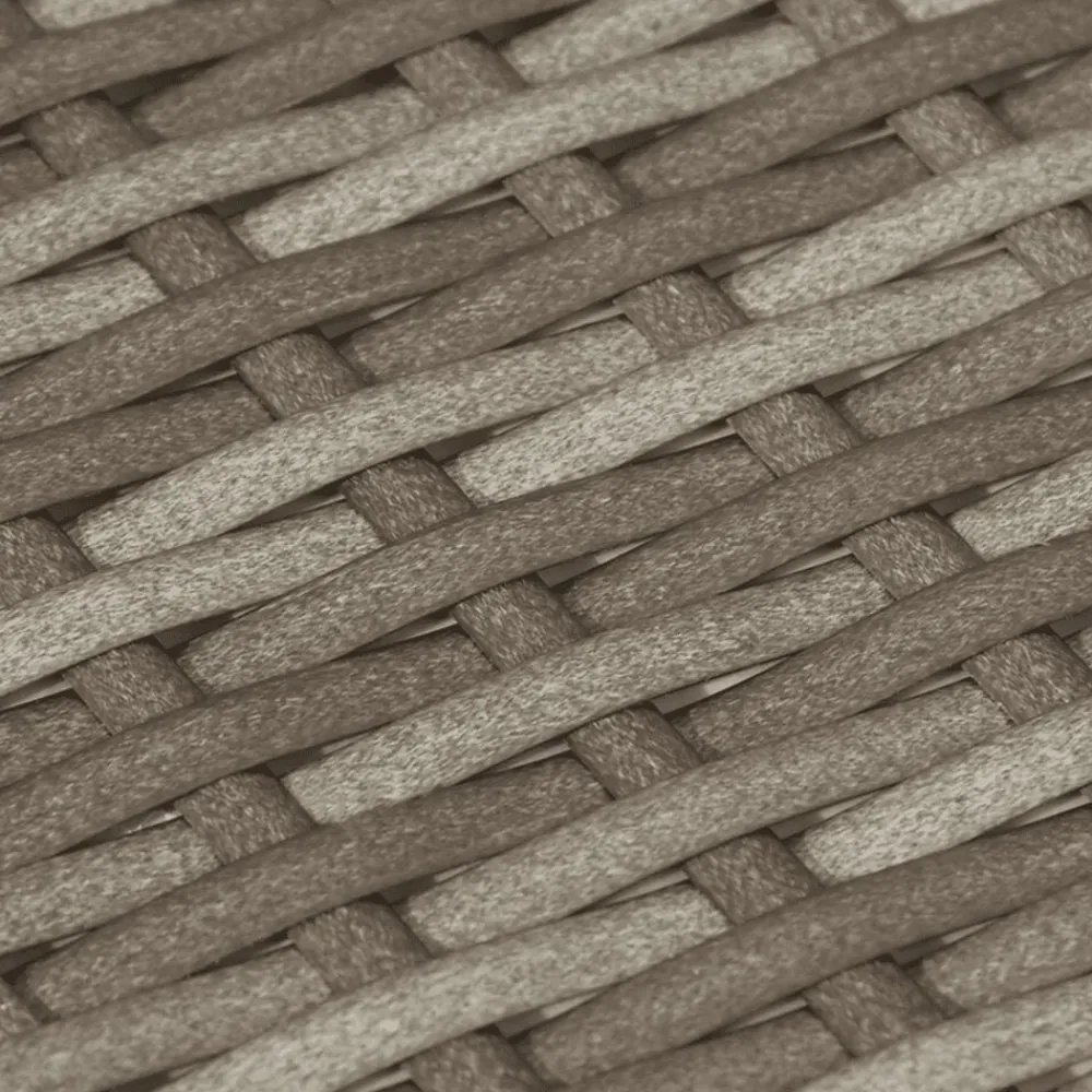 vidaXL Set de muebles de jardín 6 pzas y cojines ratán sintético gris gris y gris oscuro Hot