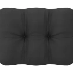 vidaXL Muebles De Jardín-Set de muebles de jardín 2 pzas con cojines madera pino