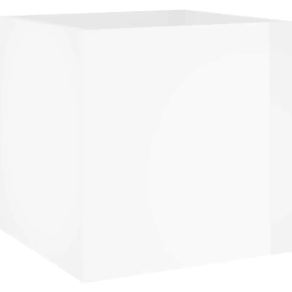 vidaXL Set de muebles de recibidor madera contrachapada blanco brillo Blanco brillante New