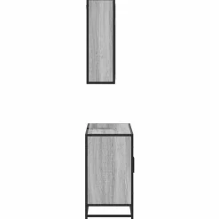 vidaXL Conjuntos De Muebles-Set de muebles de baño 2 pzas madera contrachapada