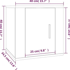 vidaXL Set de muebles de TV 3 pzas madera contrachapada gris hormigón Gris hormigón Outlet