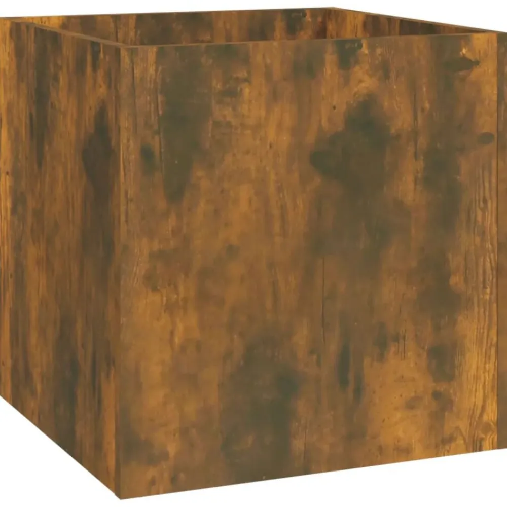 vidaXL Set de muebles de recibidor madera contrachapada Roble ahumado Outlet