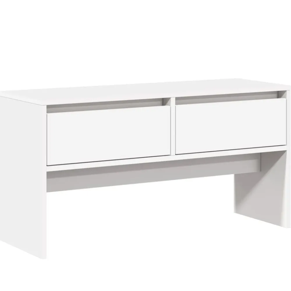 vidaXL Set de muebles de recibidor 4 pzas madera de ingeniería Blanco Clearance