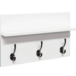 vidaXL Set de muebles de recibidor 4 pzas madera de ingeniería Blanco Clearance