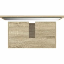 vidaXL Set de muebles de baño 2 pzas madera contrachapada Roble Sonoma Online