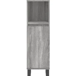vidaXL Conjuntos De Muebles-Set de muebles de baño 3 pzas madera contrachapada