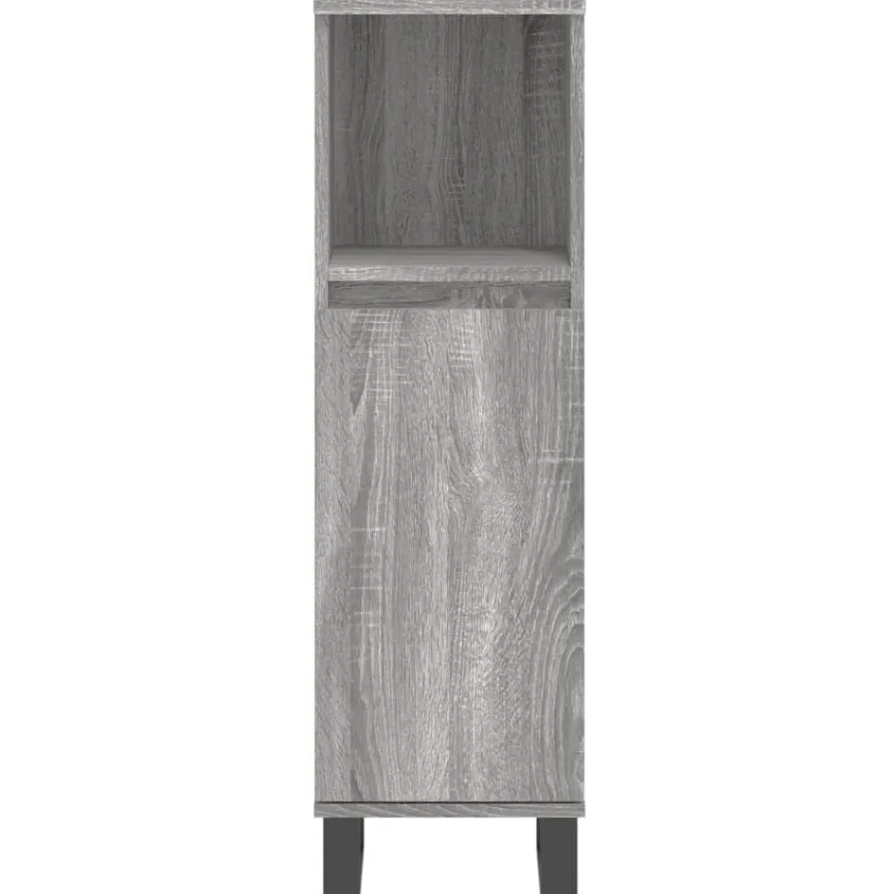 vidaXL Conjuntos De Muebles-Set de muebles de baño 3 pzas madera contrachapada