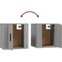 vidaXL Muebles Tv-Set de muebles para TV 2 pzas madera contrachapada