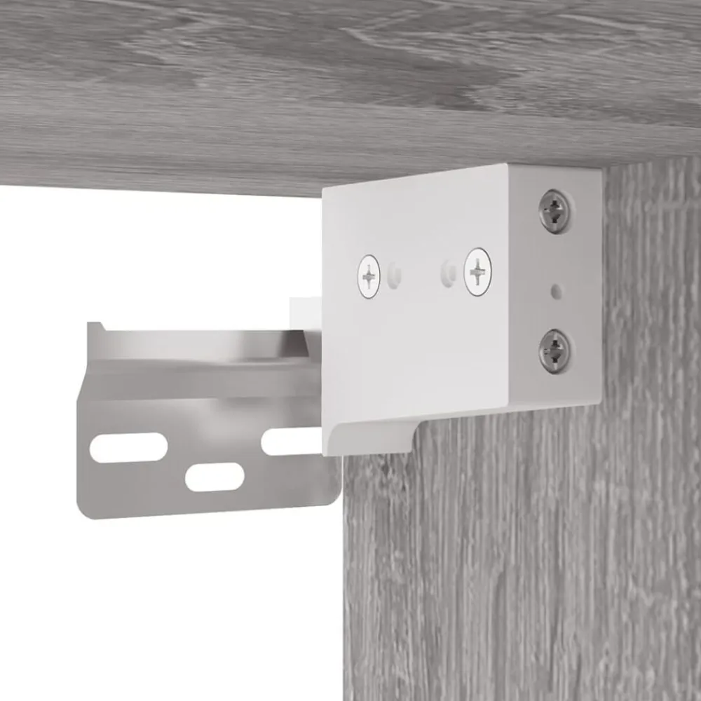 vidaXL Set de muebles para TV 4 pzas madera contrachapada Gris sonoma Sale