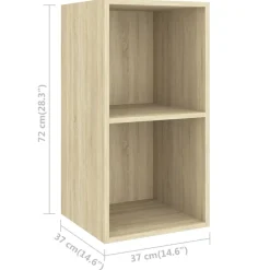 vidaXL Muebles Tv-Set de muebles para TV 4 pzas madera contrachapada