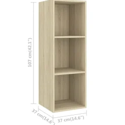 vidaXL Muebles Tv-Set de muebles para TV 4 pzas madera contrachapada