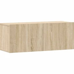vidaXL Set de muebles para TV 3 pzas madera contrachapada Roble Sonoma New