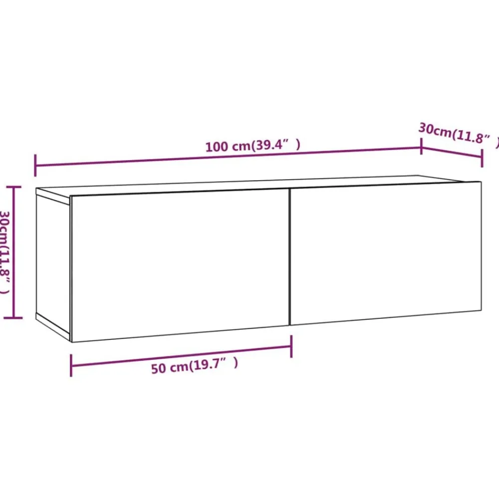 vidaXL Set de muebles para TV 8 pzas madera contrachapada Roble Sonoma Hot