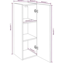 vidaXL Set de muebles para TV 8 pzas madera contrachapada Roble Sonoma Hot