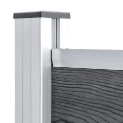 vidaXL Vallas De Jardín-Set de panel de valla WPC 872x146 cm