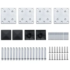 vidaXL Vallas De Jardín-Set de paneles de valla WPC 699x105 cm