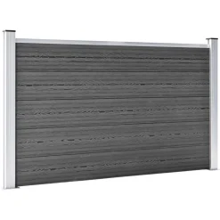 vidaXL Vallas De Jardín-Set de paneles de valla WPC 353x105 cm