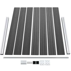 vidaXL Vallas De Jardín-Set de paneles de valla WPC 872x146 cm