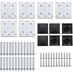 vidaXL Vallas De Jardín-Set de paneles de valla WPC 872x146 cm