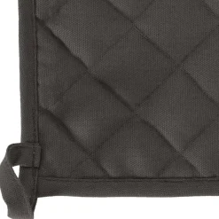 vidaXL Set de paños manoplas horno agarradores 15 pzas algodón Negro Hot