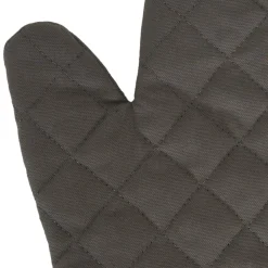 vidaXL Set de paños manoplas horno agarradores 15 pzas algodón Negro Hot