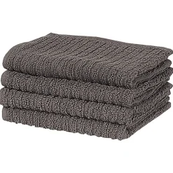 vidaXL Set de paños manoplas horno agarradores 15 pzas algodón Negro Hot