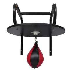 vidaXL Equipamiento Para Atletismo-Set de plataforma y pera de boxeo giratoria con soporte