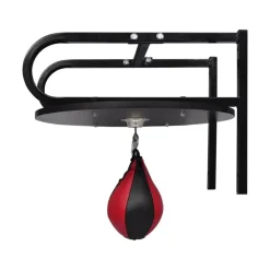 vidaXL Equipamiento Para Atletismo-Set de plataforma y pera de boxeo giratoria con soporte