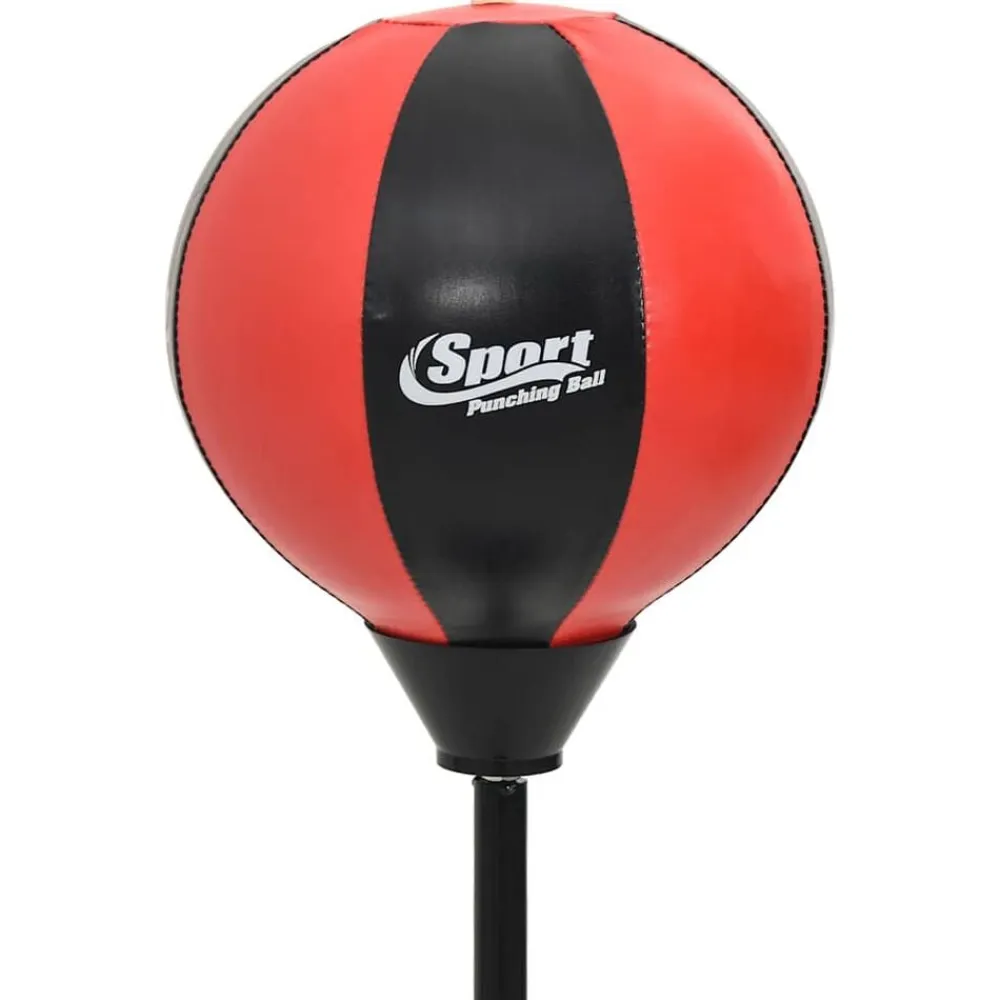 vidaXL Set de punching ball guantes y bomba altura ajustable 81-122 cm Hot