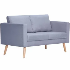 vidaXL Sofás-Set de sofás de 2 y 3 plazas de tela