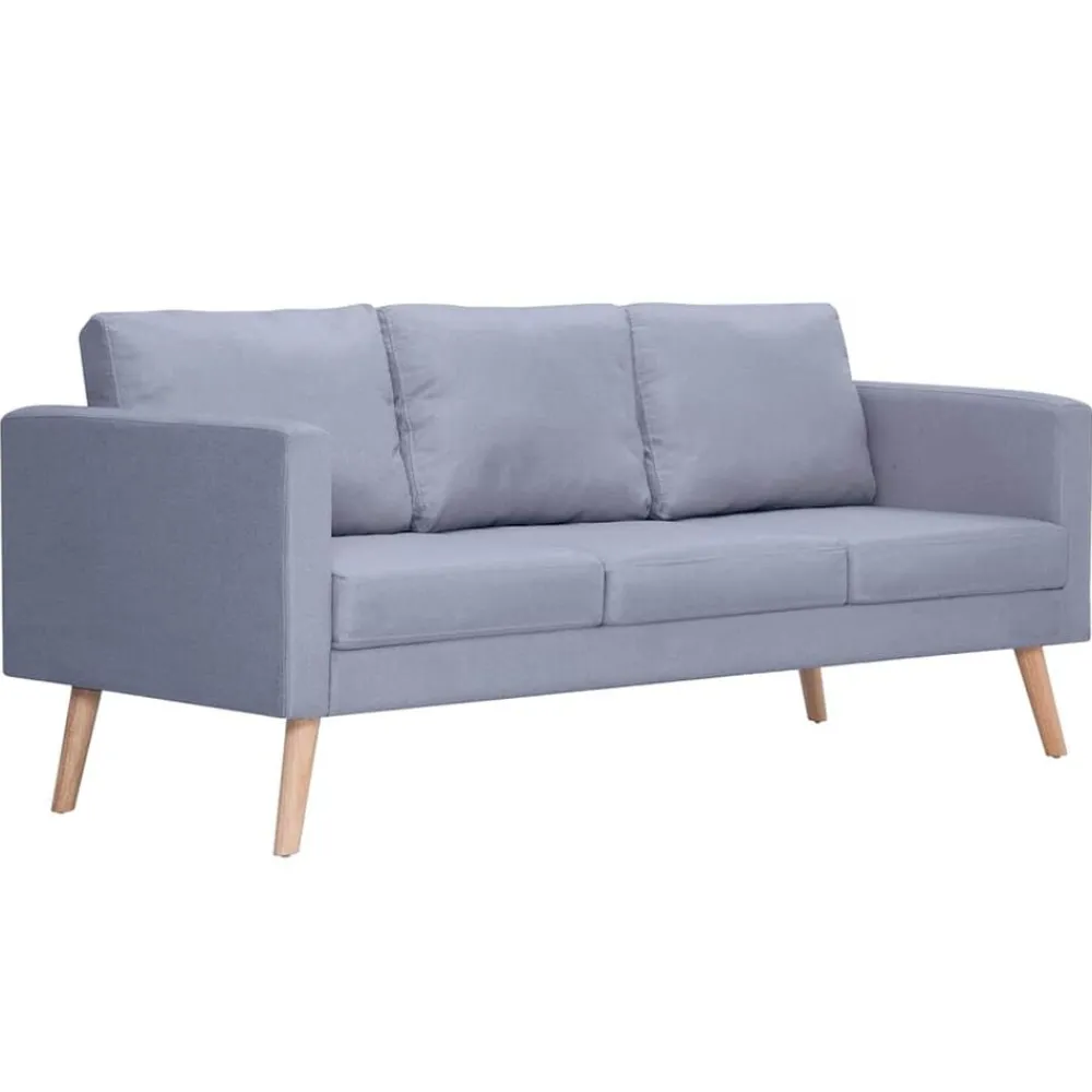 vidaXL Sofás-Set de sofás de 2 y 3 plazas de tela