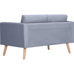 vidaXL Sofás-Set de sofás de 2 y 3 plazas de tela