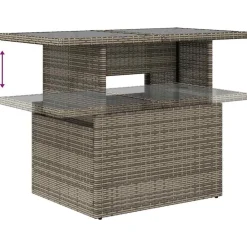 vidaXL Set de sofás de jardín 7 pzas con cojines ratán sintético Gris Online