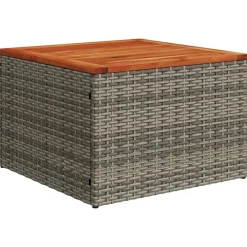 vidaXL Muebles De Jardín-Set de sofás de jardín 7 piezas con cojines ratán PE