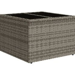 vidaXL Muebles De Jardín-Set de sofás de jardín 10 pzas con cojines ratán sintético