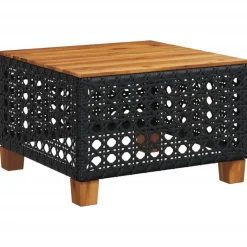 vidaXL Muebles De Jardín-Set de sofás de jardín 6 piezas y cojines ratán sintético