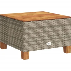 vidaXL Set de sofás de jardín 11 pzas y cojines ratán sintético Gris Discount