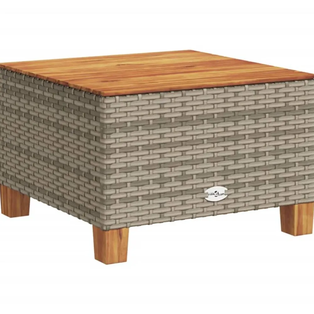 vidaXL Set de sofás de jardín 11 pzas y cojines ratán sintético Gris Discount