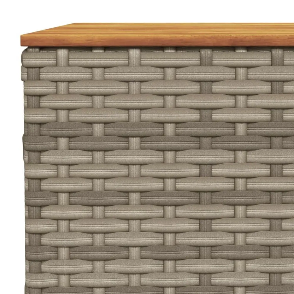 vidaXL Set de sofás de jardín 11 pzas y cojines ratán sintético Gris Discount