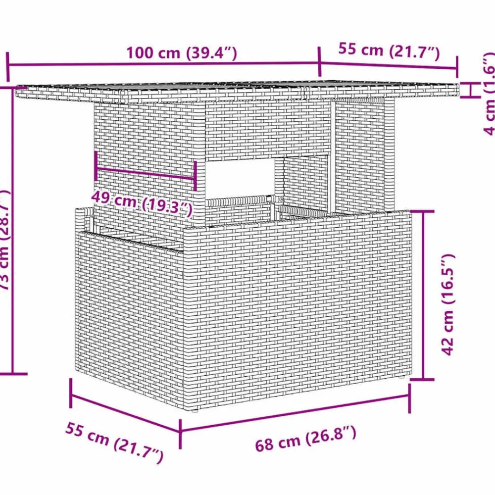 vidaXL Muebles De Jardín-Set de sofás de jardín y cojines 8 piezas ratán sintético beige