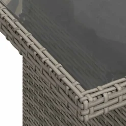 vidaXL Set de sofás de jardín 7 pzas con cojines ratán sintético Gris Sale