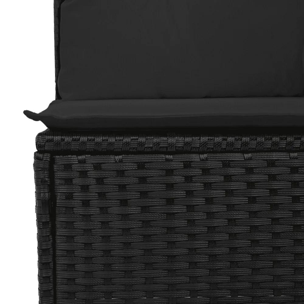 vidaXL Muebles De Jardín-Set de sofás de jardín 8 piezas y cojines ratán sintético