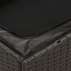vidaXL Muebles De Jardín-Set de sofás de jardín 8 piezas y cojines ratán sintético