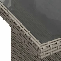 vidaXL Set de sofás de jardín 7 pzas con cojines ratán sintético Gris Discount